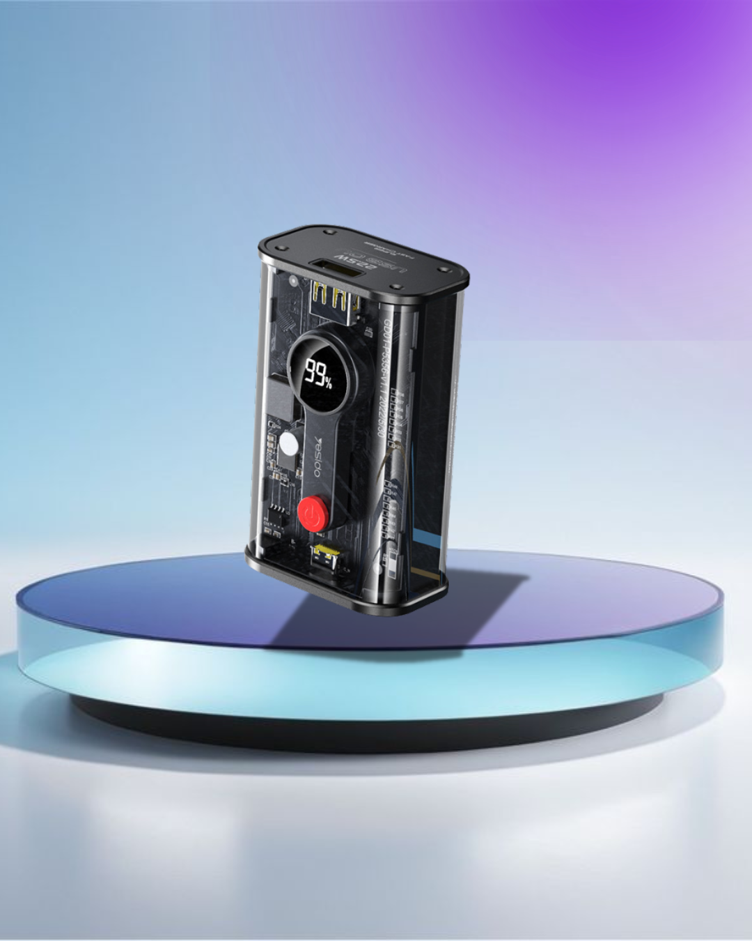 YP24 New Style High Capacity Fast Charging Power Bank | 10000mAh Portable Power Bank